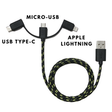 Load image into Gallery viewer, CHRISTMAS Graphene Series - Ultra High Speed - Triton 3-in-1 Cable