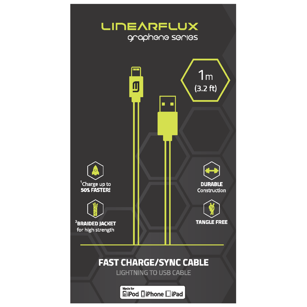 HyperDigital Ultra-Speed Lightning Cable - MFi Approved USB-C connecto –  LINEARFLUX