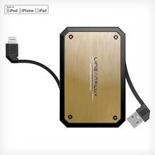 Load image into Gallery viewer, POKECHARGED LithiumCard PRO w/ Apple Lightning connector - includes FREE USB FAN AND LIGHT